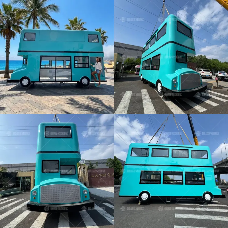 for Food Truck Double Decker B - огляд і ціна Commercial Kitchen On Wheels