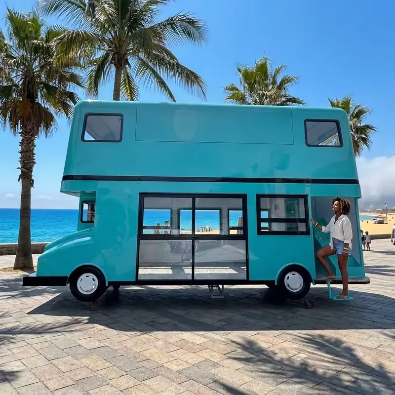for Food Truck Double Decker B - огляд і ціна Commercial Kitchen On Wheels