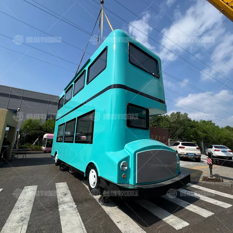 for Food Truck Double Decker B - огляд і ціна Commercial Kitchen On Wheels