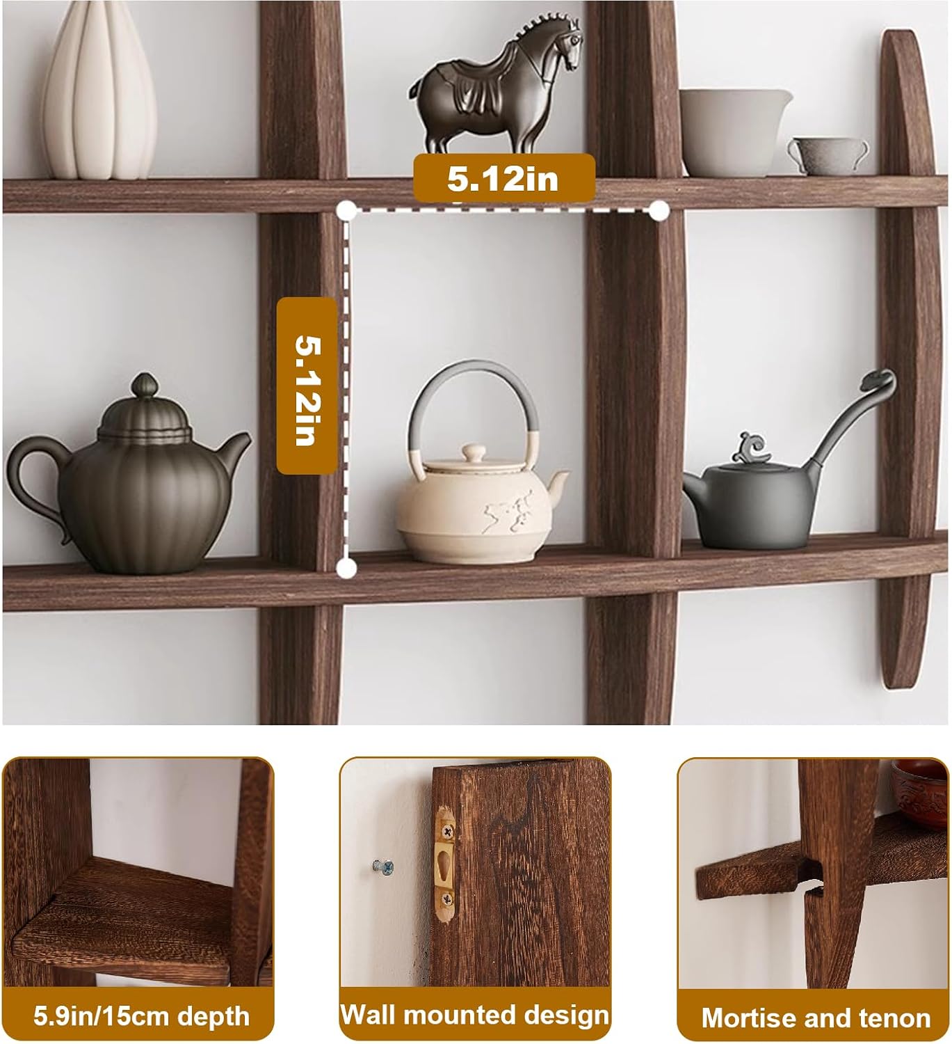 Solid Wood Chinese Tea Cup Hol - огляд і ціна Commercial Kitchen Walls