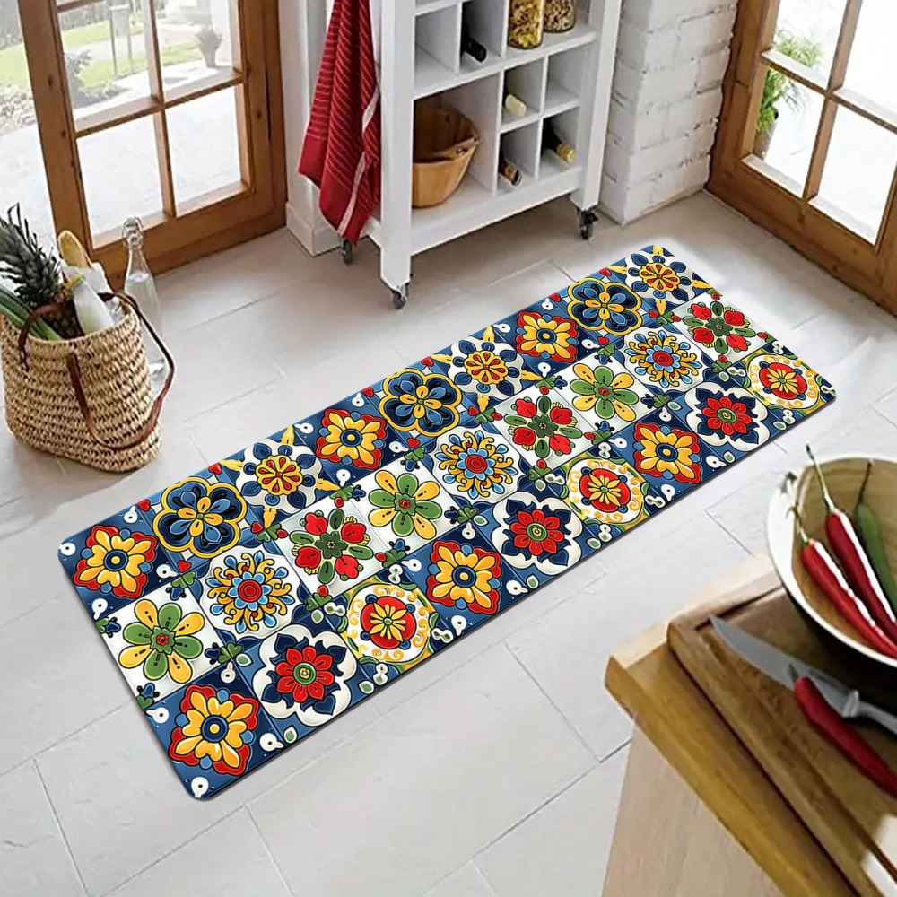 Mediterranean Tile Carpet Mat  - огляд і ціна Commercial Kitchen Tile Flooring