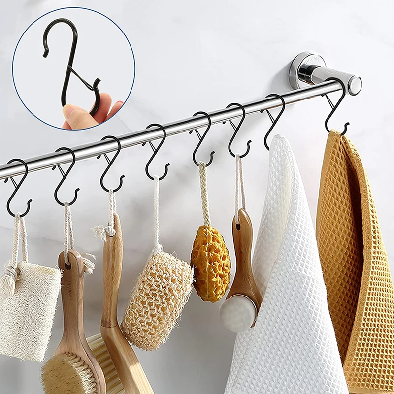 10 /100pcs Metal Hanging Hooks - огляд і ціна Commercial Kitchen Rack