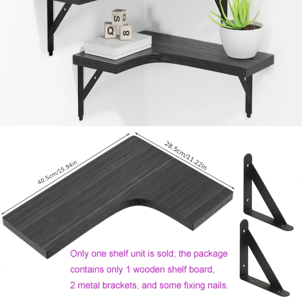 Natural Wood Grain Floating Sh - огляд і ціна Commercial Kitchen Rack