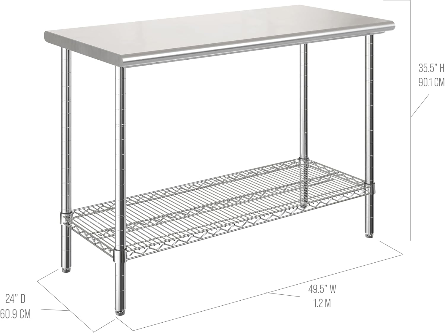 Commercial Work Table Island U - огляд і ціна Commercial Kitchen Warehouse