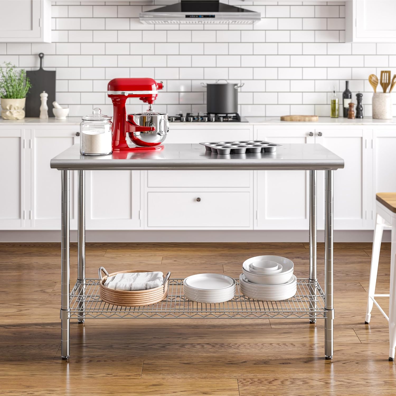 Commercial Work Table Island U - огляд і ціна Commercial Kitchen Warehouse
