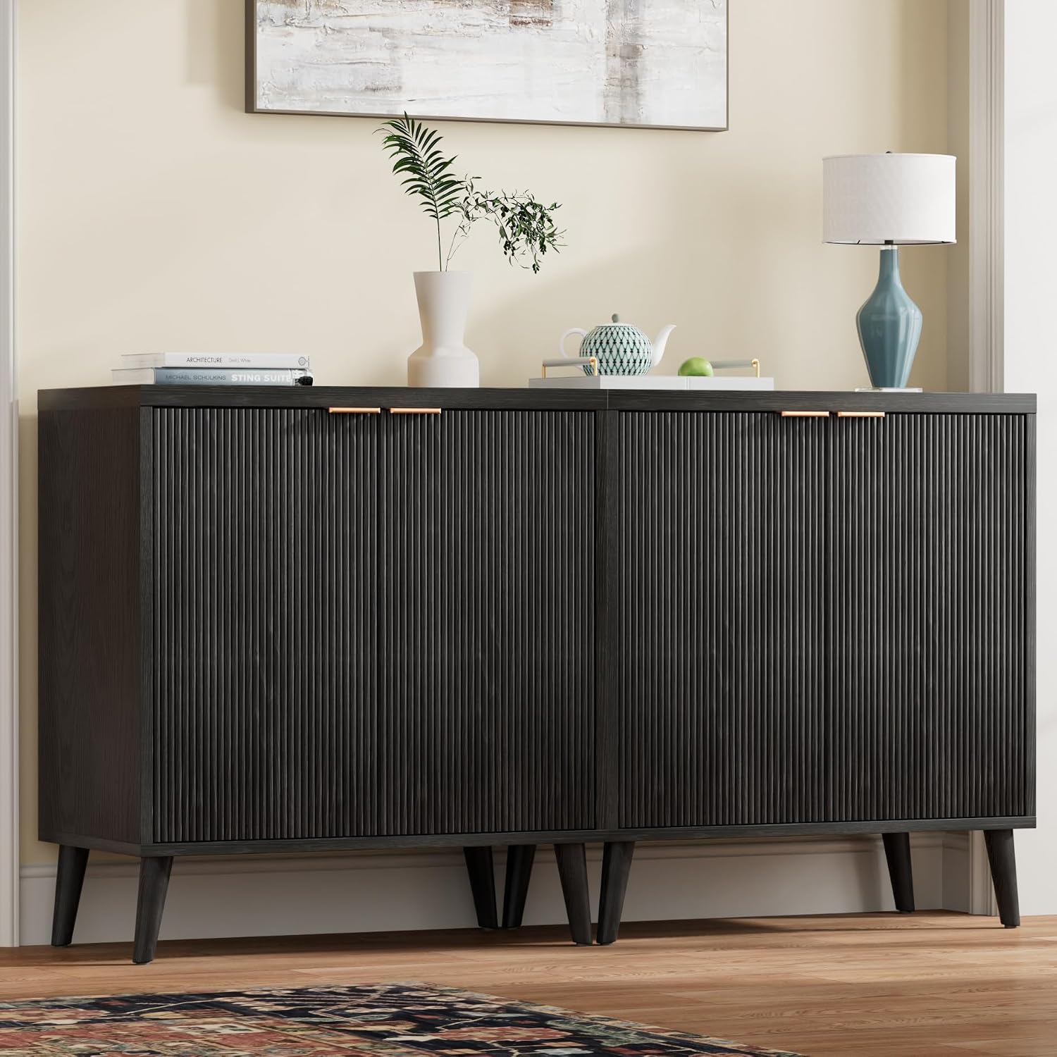 Fluted Buffet Cabinet With Sto - огляд і ціна Commercial Kitchen Rack