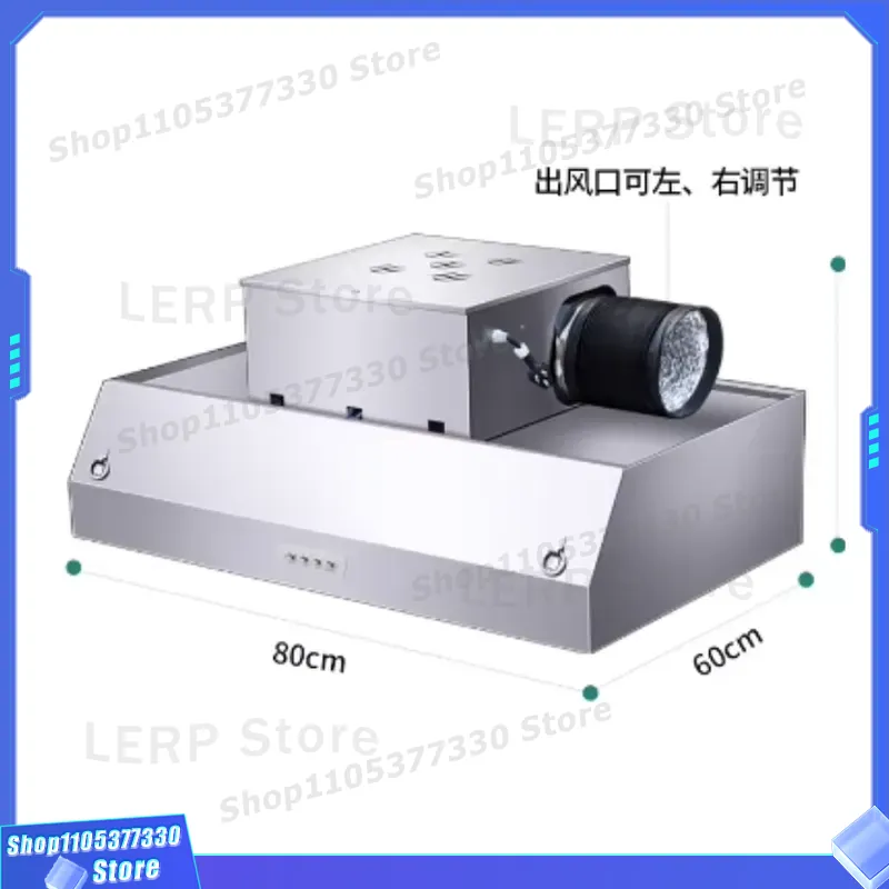 1800CFM Stainless Steel 304 Du - огляд і ціна Commercial Kitchen Vent Hood Cleaning