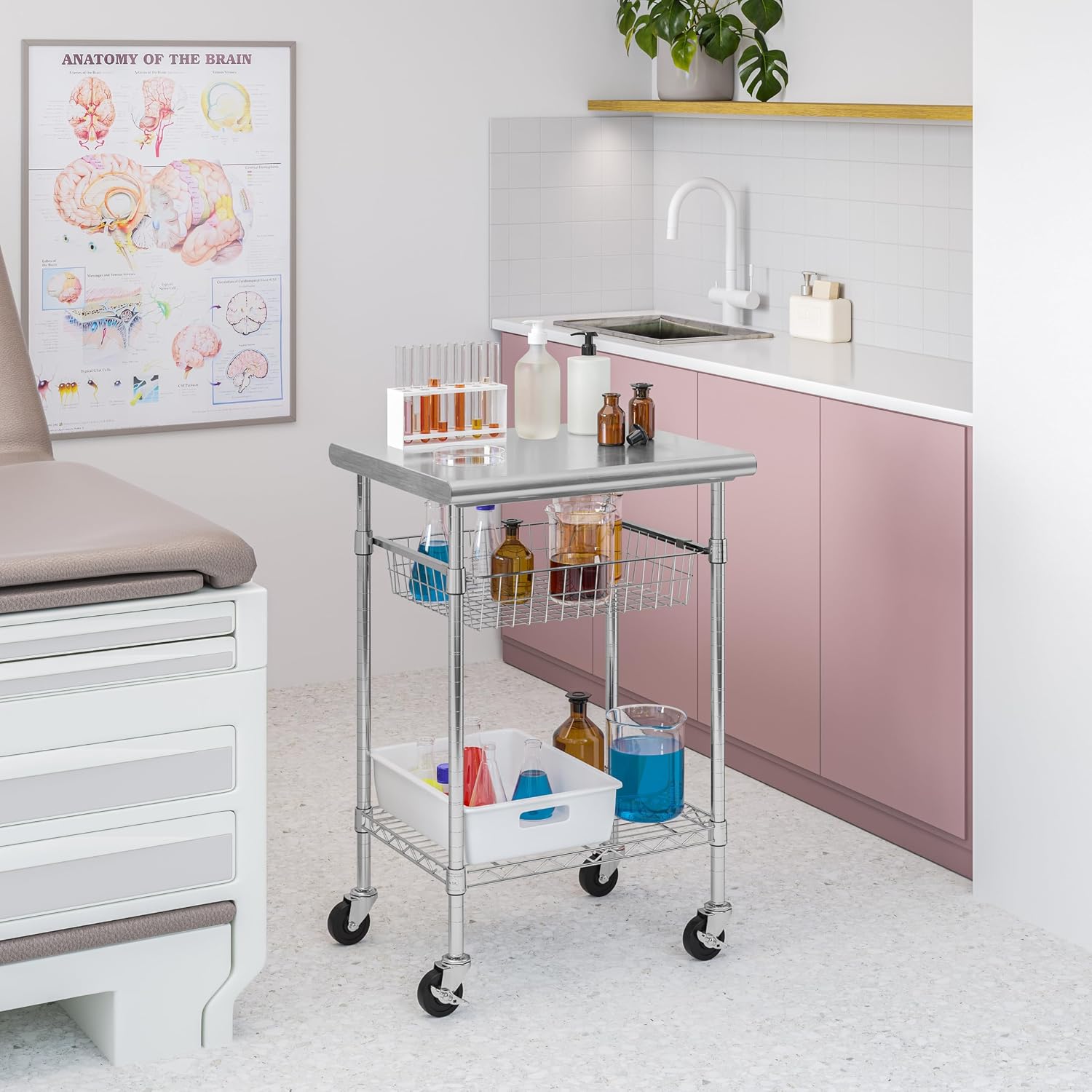 Stainless Steel Commercial Pre - огляд і ціна Commercial Kitchen On Wheels