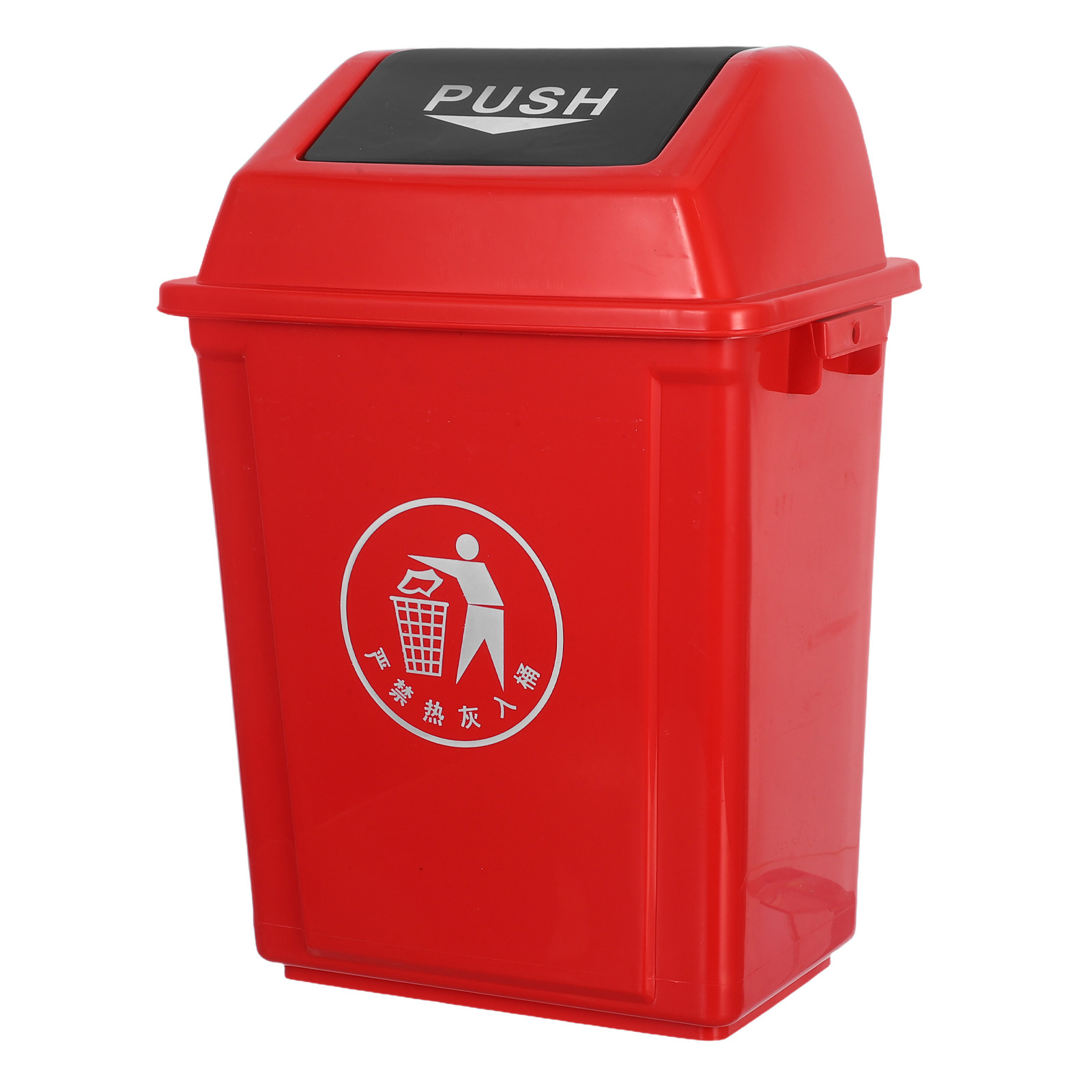 Plastic Swing Lid Trash Can Re - огляд і ціна Commercial Kitchen Garbage Can