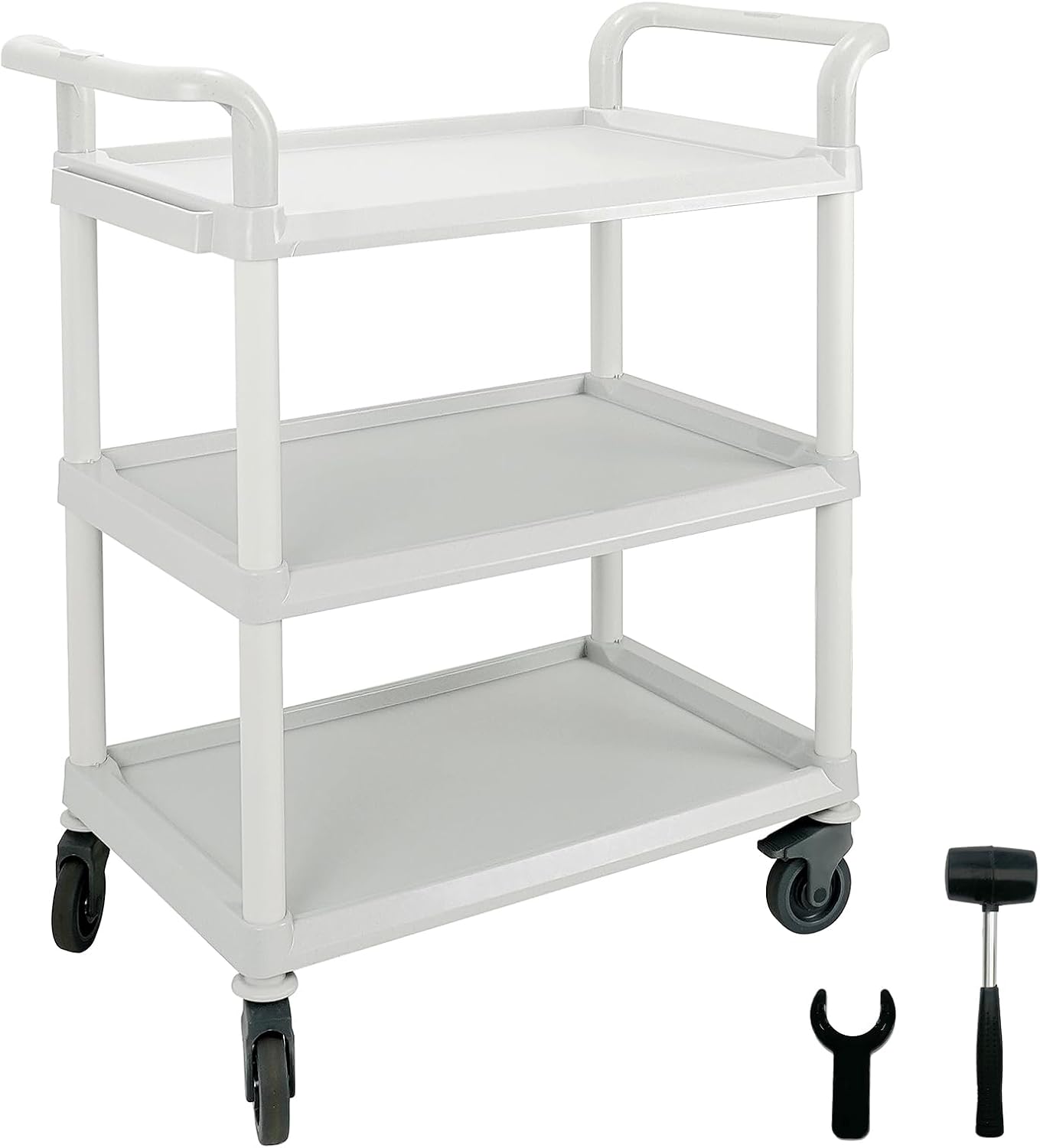 Gray Large 3-Tier Plastic Heav - огляд і ціна Commercial Kitchen Warehouse