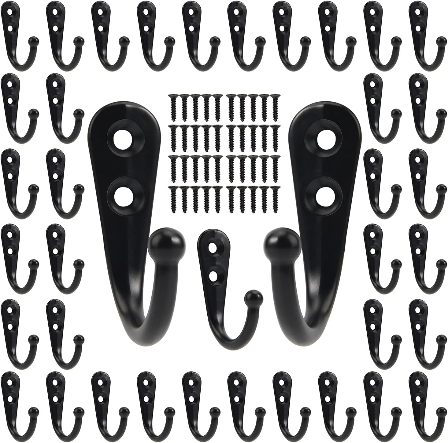 Black Metal Hooks with Screws  - огляд і ціна Commercial Kitchen Rack
