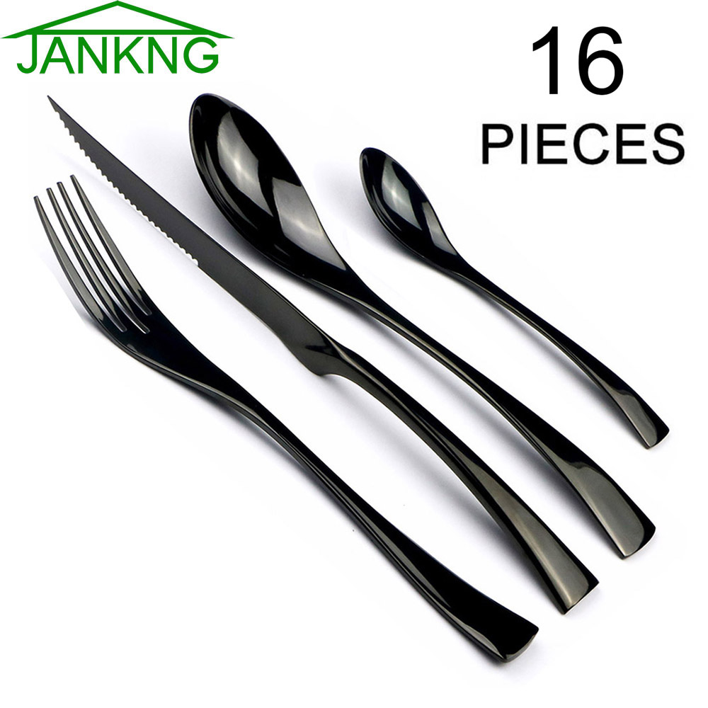 JANKNG 16Pcs Stainless Steel D - огляд і ціна Commercial Kitchen Knives