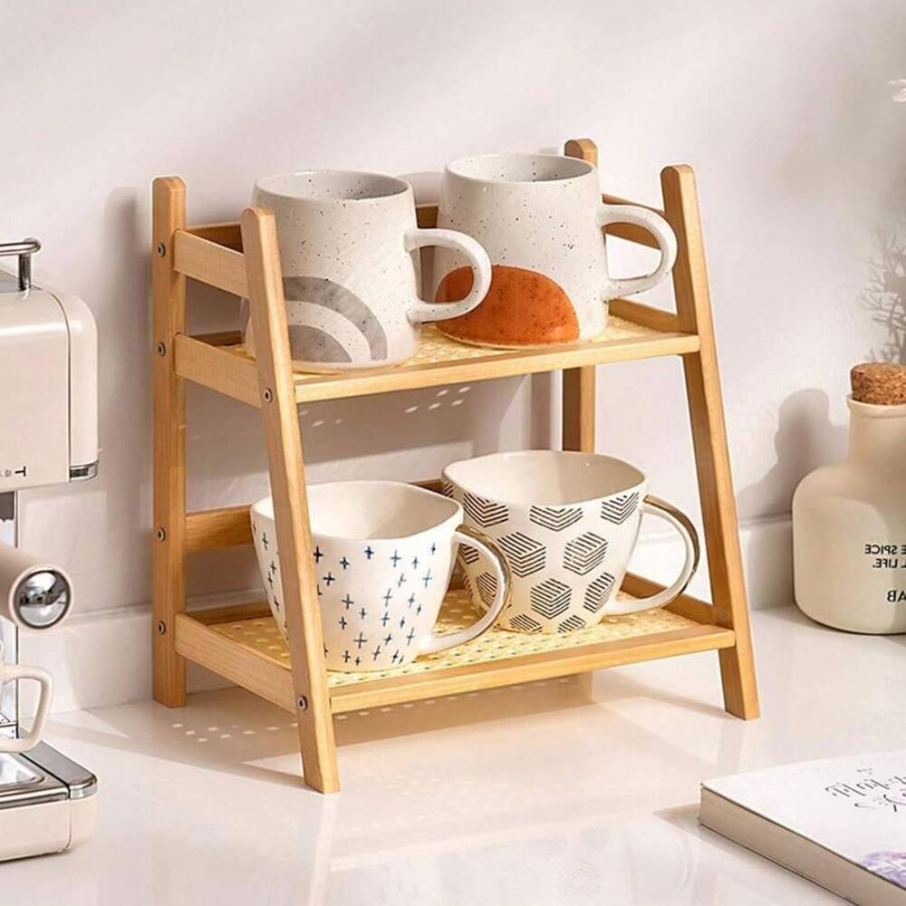 2-Tier Bamboo Countertop Stora - огляд і ціна Commercial Kitchen Rack