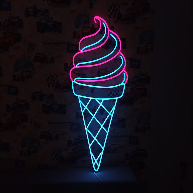 Ice Cream LED Neon Light | Wal - огляд і ціна Commercial Kitchen Walls