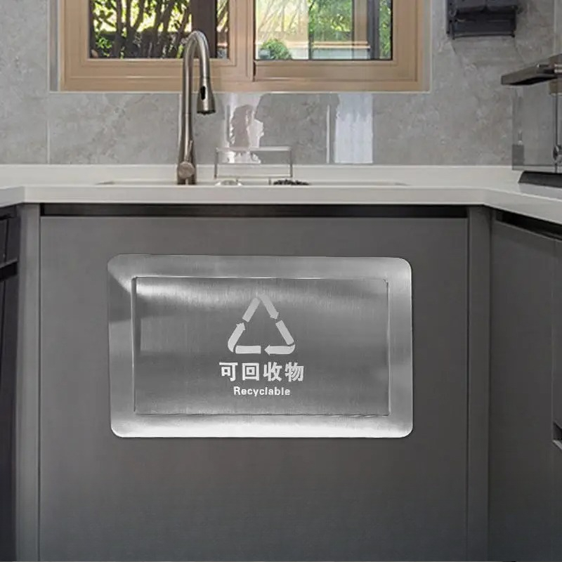 304Stainless Steel Side Open T - огляд і ціна Commercial Kitchen Garbage Can