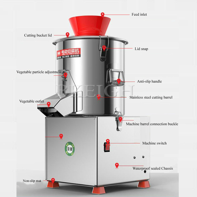 Electric Vegetable Cutter Comm - огляд і ціна Commercial Kitchen Mixer