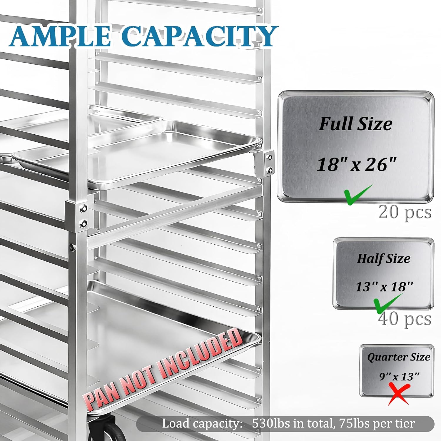 Commercial 20 Tier Stainless S - огляд і ціна Commercial Kitchen Rack